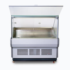 Square Glass Deli Display - 1330mm