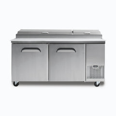 Pizza Prep Fridge - 2 Doors - 1702mm - 9 Pans