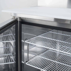 Pizza Prep Fridge - 2 Doors - 1702mm - 9 Pans