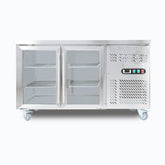 Bromic Under Bench Display Fridge 2 Door Glass 282L