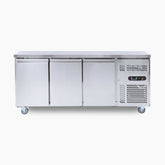 Bromic Under Bench Fridge 3 Door Stainless Steel 417L