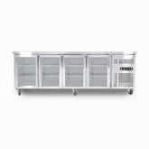 Bromic Under Bench Display Fridge 4 Doors Glass 553L