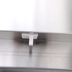 Upright Freezer - 1300L - 2 Doors - Stainless Steel
