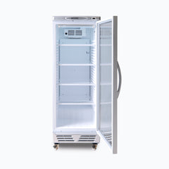 Upright Display Fridge - 290L - 1 Door - Flat Glass