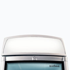 Upright Display Fridge - 380L - 1 Door - Curved Glass - Lightbox