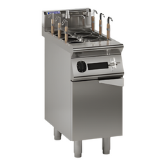 Twin Basket, Single Pan Induction Fryer