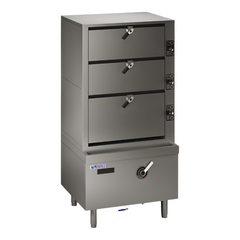 910 wide 3 Deck Induction Steam Cabinet