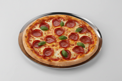 Aluminium alloy pizza tray 12"