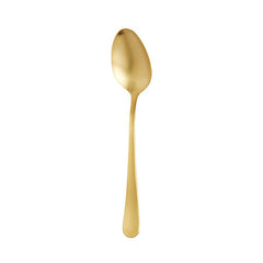 MIAMI DESSERT SPOON-MATT GOLD (12 Pack)