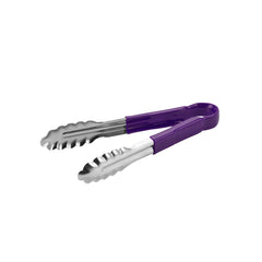 Essentials Tong Purple Handle 230mm