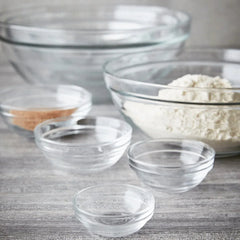 Glass sauce dishes 36ml set of 4