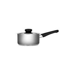 Chef Inox Club Saucepan with Lid Stainless Steel Bakelite Handle 160mm 1.5lt