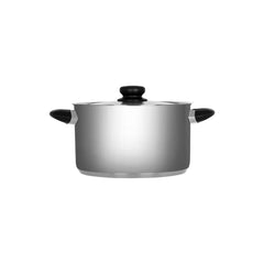 Chef Inox Club Saucepot with Lid Stainless Steel Bakelite Handle 240x140mm 6.0lt