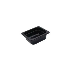 1/6 Size Black Polycarbonate Food Pan