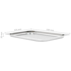 Chef Primo Anti Jam 1/1 GN Pan 20mm Deep