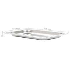 Chef Primo Anti Jam 1/3 GN 20mm deep