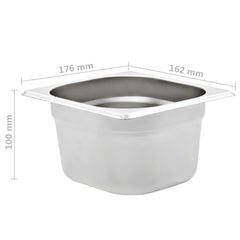 Chef Primo Anti Jam 1/6 GN Pan 100mm deep