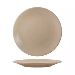 SAND ROUND COUPE PLATE-230mm