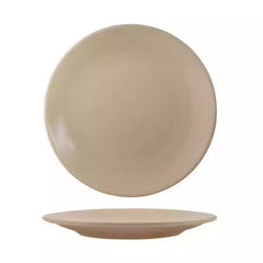 SAND ROUND COUPE PLATE-260mm