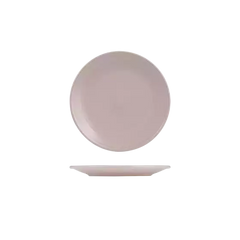 PEARL BLUSH RIBBED ROUND PLATE-210mm