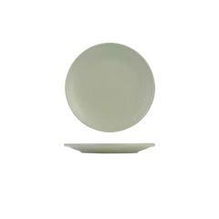 PEARL PISTACHIO RIBBED ROUND PLATE-210mm