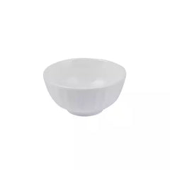 SNOW SCALLOPED ROUND BOWL-115mm