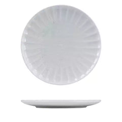 WILLOW SCALLOPED ROUND PLATE -260mm