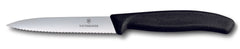 Paring Knife, Wavy Edge 10cm - Black
