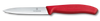 Paring Knife, Straight Edge 10cm - Red