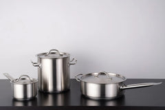 Force Casserole with Lid 300x200mm SS Tri-Ply 14lt