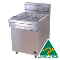 Goldstein 610mm Wide Flat Bottom Fish Fryer 46L