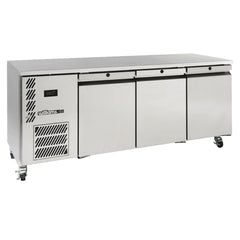 Williams Opal Triple Door Stainless Steel Workbench Fridge
