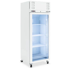 Williams Pearl Single Glass Door White Fridge