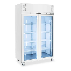 Williams Pearl Double Glass Door White Fridge