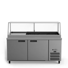 Williams Bankia Double Door White Pizza and Salad Prep Fridge