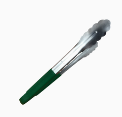 Tongs 16" black, brown, green, yellow, red,  blue