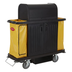 Luxury Housekeeping Cart Black