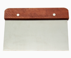 Stainless steel dough scraper 150x110mm