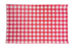 Gingham RED Pkt 500 300x200mm Deli Wrap