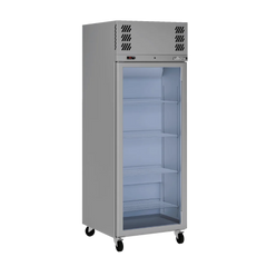 Williams Pearl Single Glass Door Stainless Steel Freezer