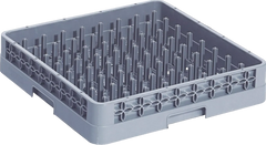 64-compartment plate and tray rack 500x500x100mm