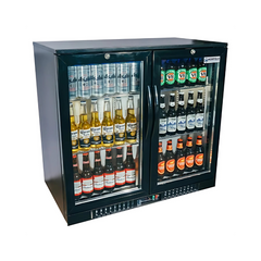 NORPOLE Premium Tropical Double Glass Door Alfresco Fridge 208L