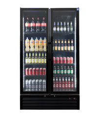 Norsk NG Low Energy 1000L Display Fridge All Black No Lightbox