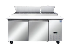 Norsk 1800mm 9 x 1/3GN Pizza Prep Bench Fridge