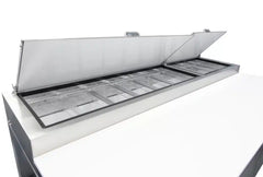 Norsk 1800mm 9 x 1/3GN Pizza Prep Bench Fridge