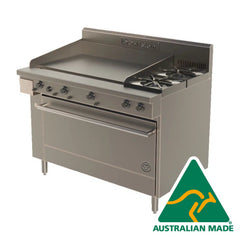 Goldstein 2 Burners with Griddle and 40" Oven Range
