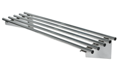 Simply Stainless Pipe Wall Shelf 2400mm