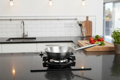 Aluminium Frying pan with S/S base D280×49×3.0mm