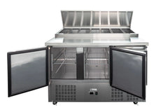 Thermocool 3-Door Saladette Pizza Prep Fridge 7 x1/3GN 390L