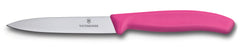 Paring Knife, Straight Edge 10cm - Pink
